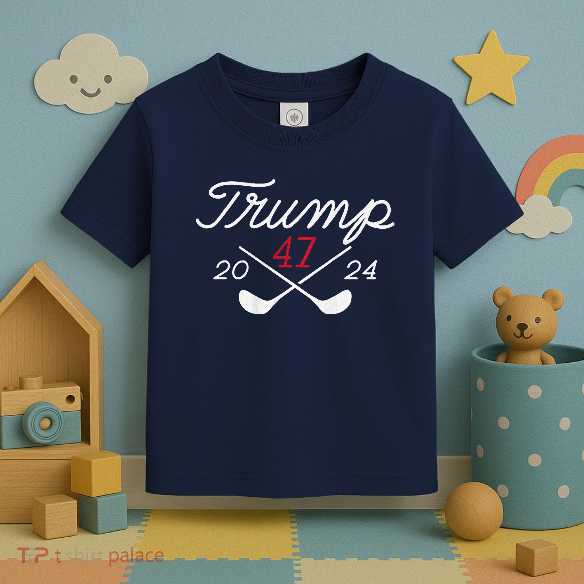 Golf Trump 47 2024 Toddler T-Shirt
