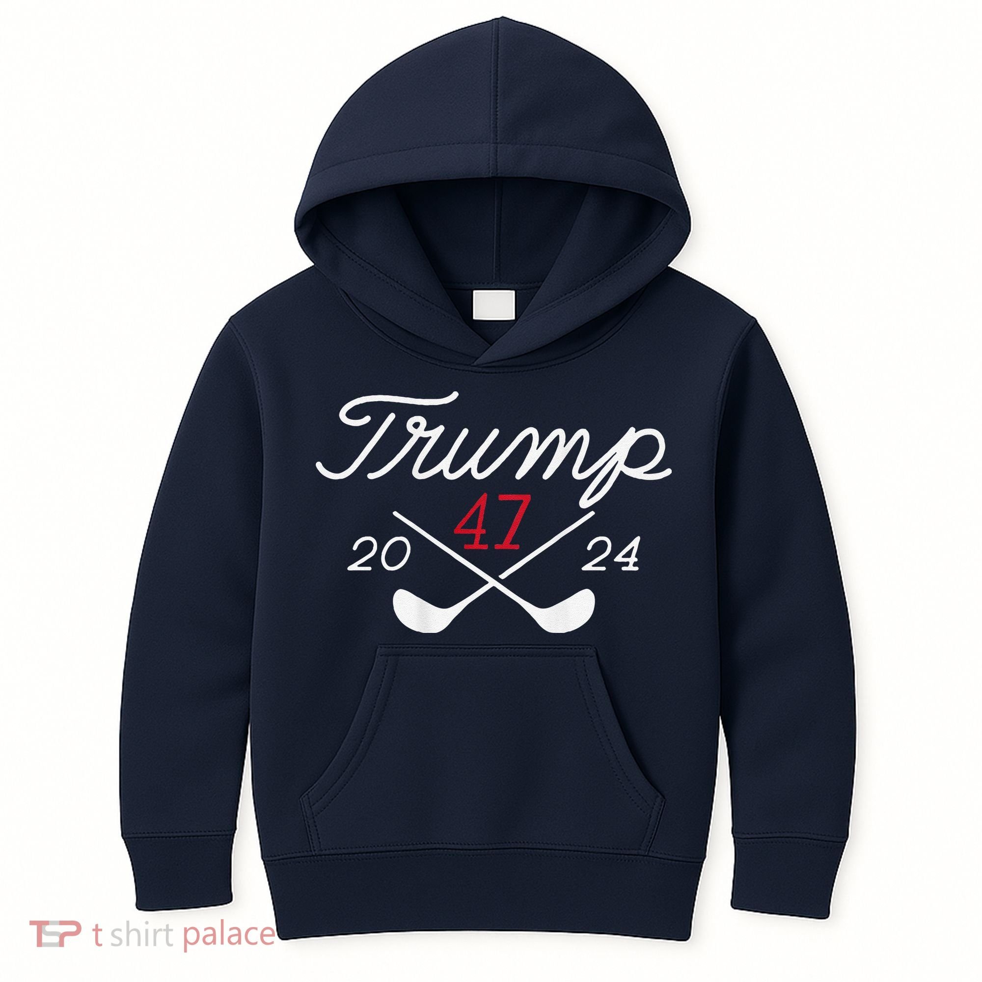 Golf Trump 47 2024 Kids Hoodie