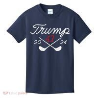 Golf Trump 47 2024 Kids T-Shirt thumb 0