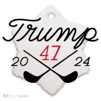 Golf Trump 47 2024 Ceramic Ornament thumb 2