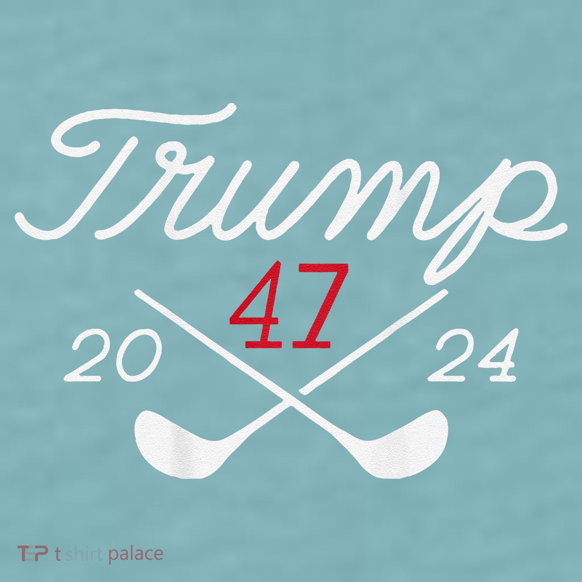 Golf Trump 47 2024 Sueded Cloud Jersey T-Shirt