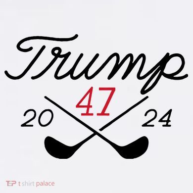 Golf Trump 47 2024 Comfort Colors Garment-Dyed Hooded Sweatshirt