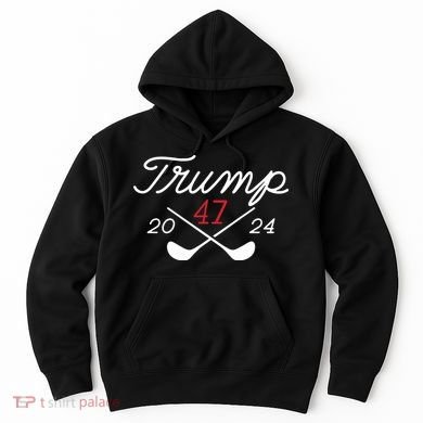 Golf Trump 47 2024 On Back Hoodie