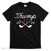 Golf Trump 47 2024 On Back T-Shirt thumb 0