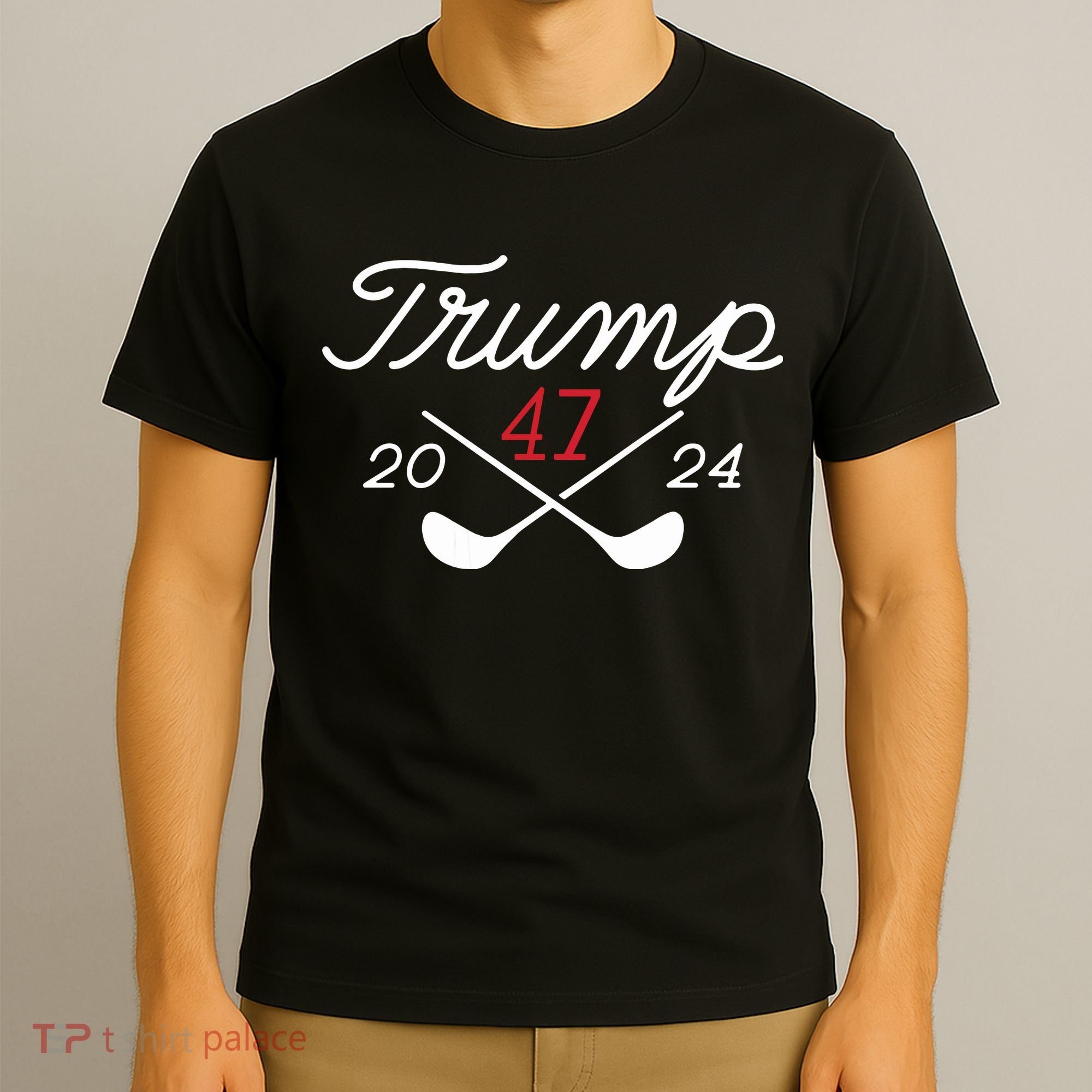 Golf Trump 47 2024 On Back T-Shirt