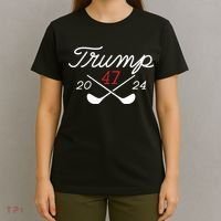 Golf Trump 47 2024 On Back T-Shirt thumb 4