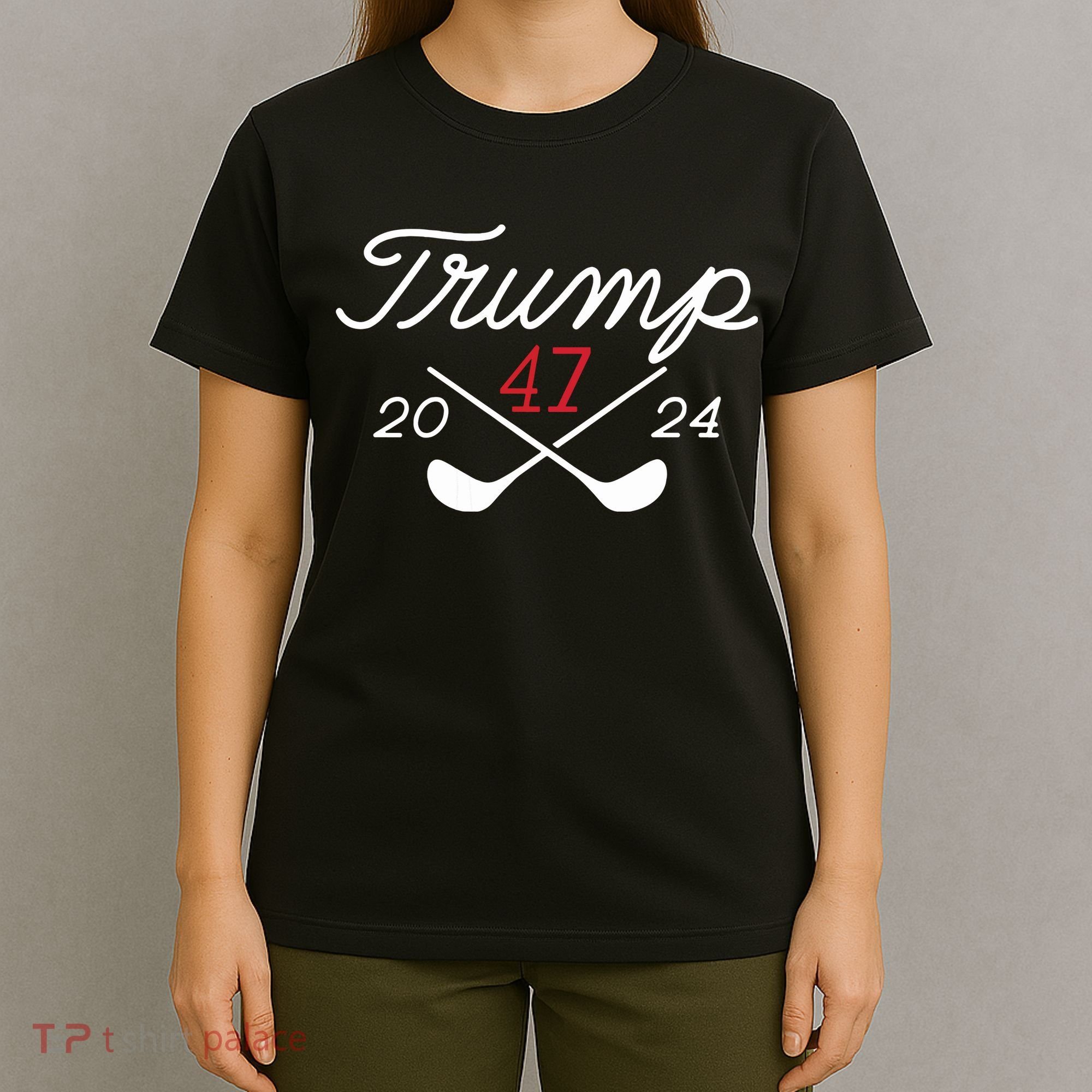 Golf Trump 47 2024 On Back T-Shirt