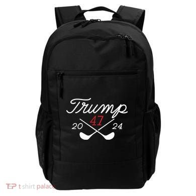 Golf Trump 47 2024 On Back Backpack