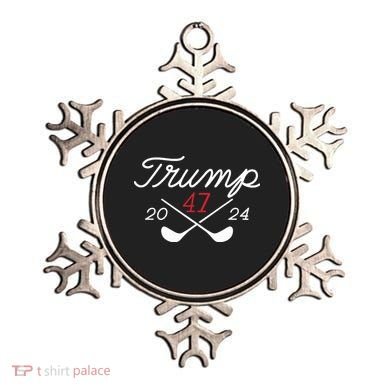 Golf Trump 47 2024 On Back Ornament