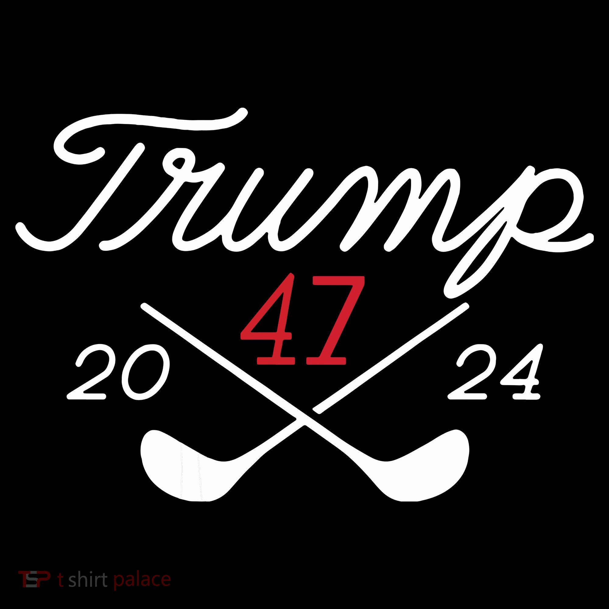 Golf Trump 47 2024 On Back Ornament