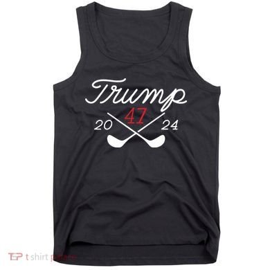 Golf Trump 47 2024 On Back Tank Top