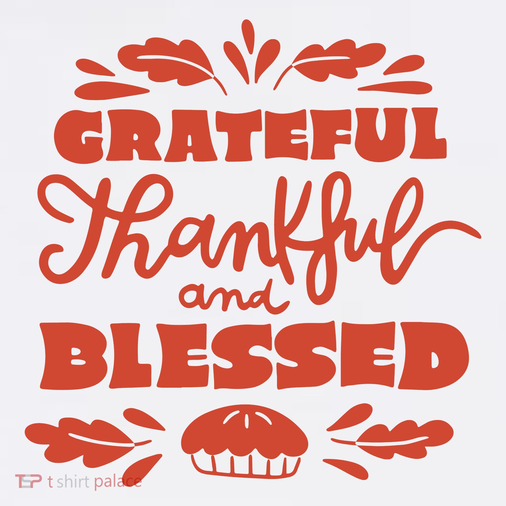 Grateful Thankful And Blessed Thanksgiving Ornament