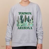 Green Tucson Arizona Cactus Women's Sweatshirt thumb 0
