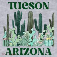 Green Tucson Arizona Cactus Women's Sweatshirt thumb 2