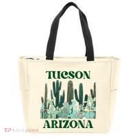 Green Tucson Arizona Cactus Tote Bag thumb 0
