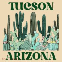 Green Tucson Arizona Cactus Tote Bag thumb 4
