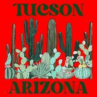 Green Tucson Arizona Cactus Santa Hat thumb 1