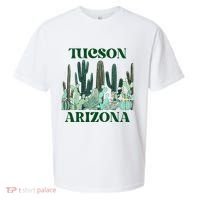 Green Tucson Arizona Cactus Sueded Cloud Jersey T-Shirt thumb 0
