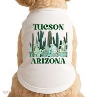 Green Tucson Arizona Cactus Doggie Tank thumb 0