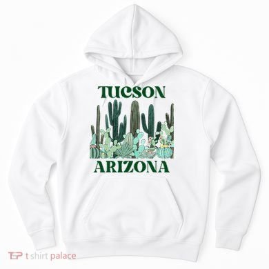 Green Tucson Arizona Cactus Hoodie