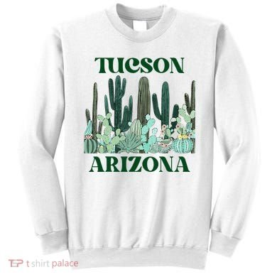 Green Tucson Arizona Cactus Sweatshirt