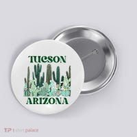 Green Tucson Arizona Cactus Button thumb 0