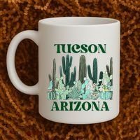 Green Tucson Arizona Cactus Coffee Mug thumb 2
