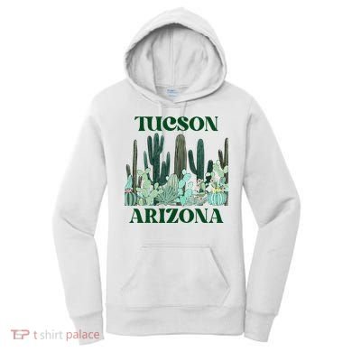 Green Tucson Arizona Cactus Women's Hoodie