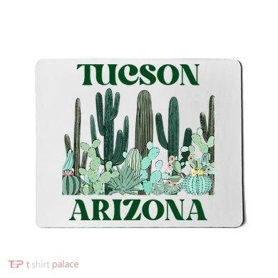 Green Tucson Arizona Cactus Mousepad