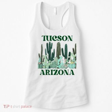 Green Tucson Arizona Cactus Women's Tank Top