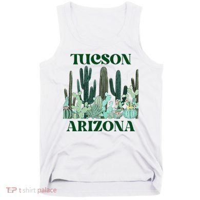 Green Tucson Arizona Cactus Tank Top