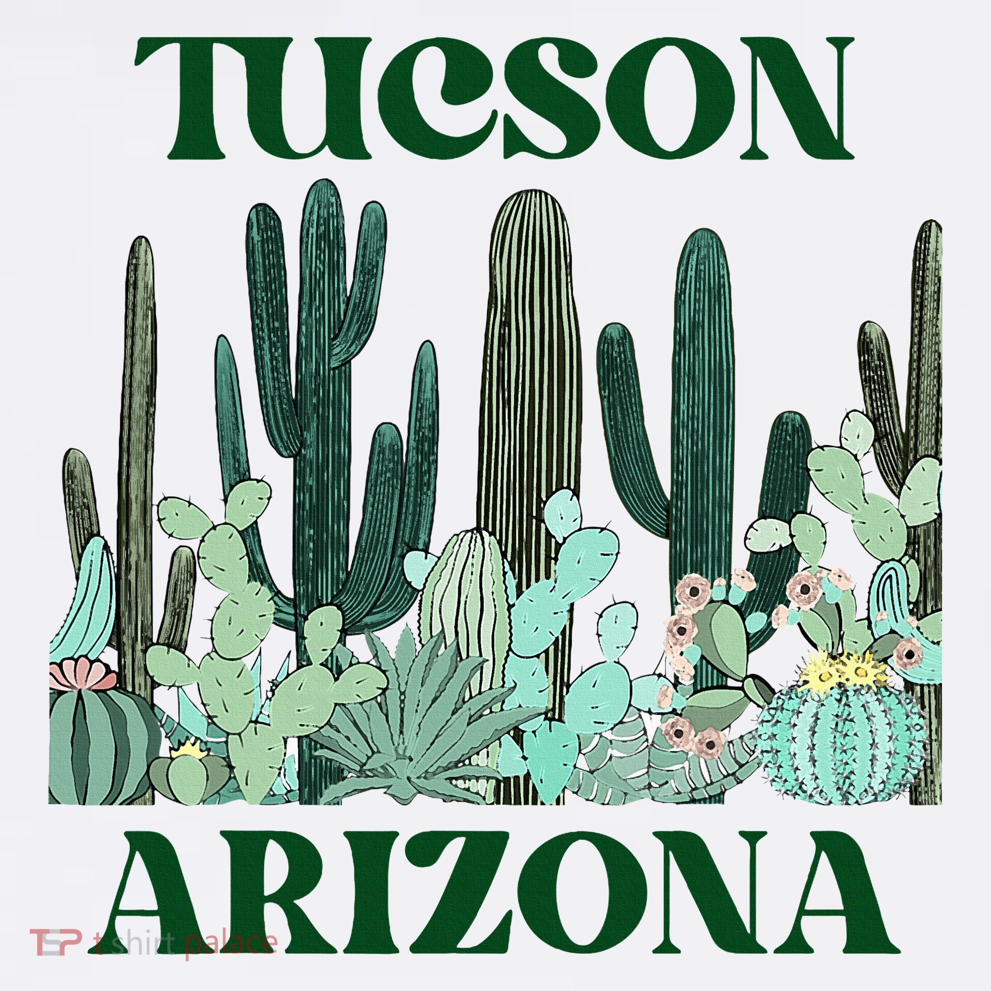Green Tucson Arizona Cactus Visor