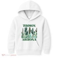 Green Tucson Arizona Cactus Kids Hoodie thumb 0