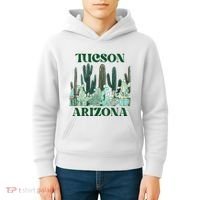 Green Tucson Arizona Cactus Kids Hoodie thumb 4