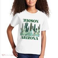 Green Tucson Arizona Cactus Kids T-Shirt thumb 2