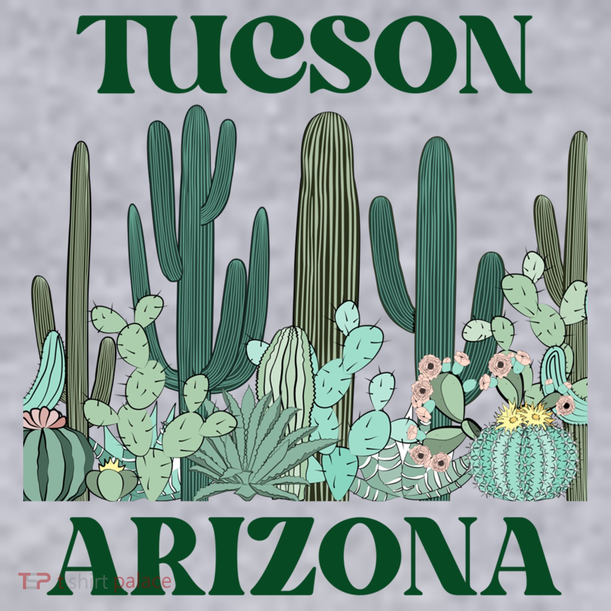 Green Tucson Arizona Cactus Great Gift Women's Sweatshirt