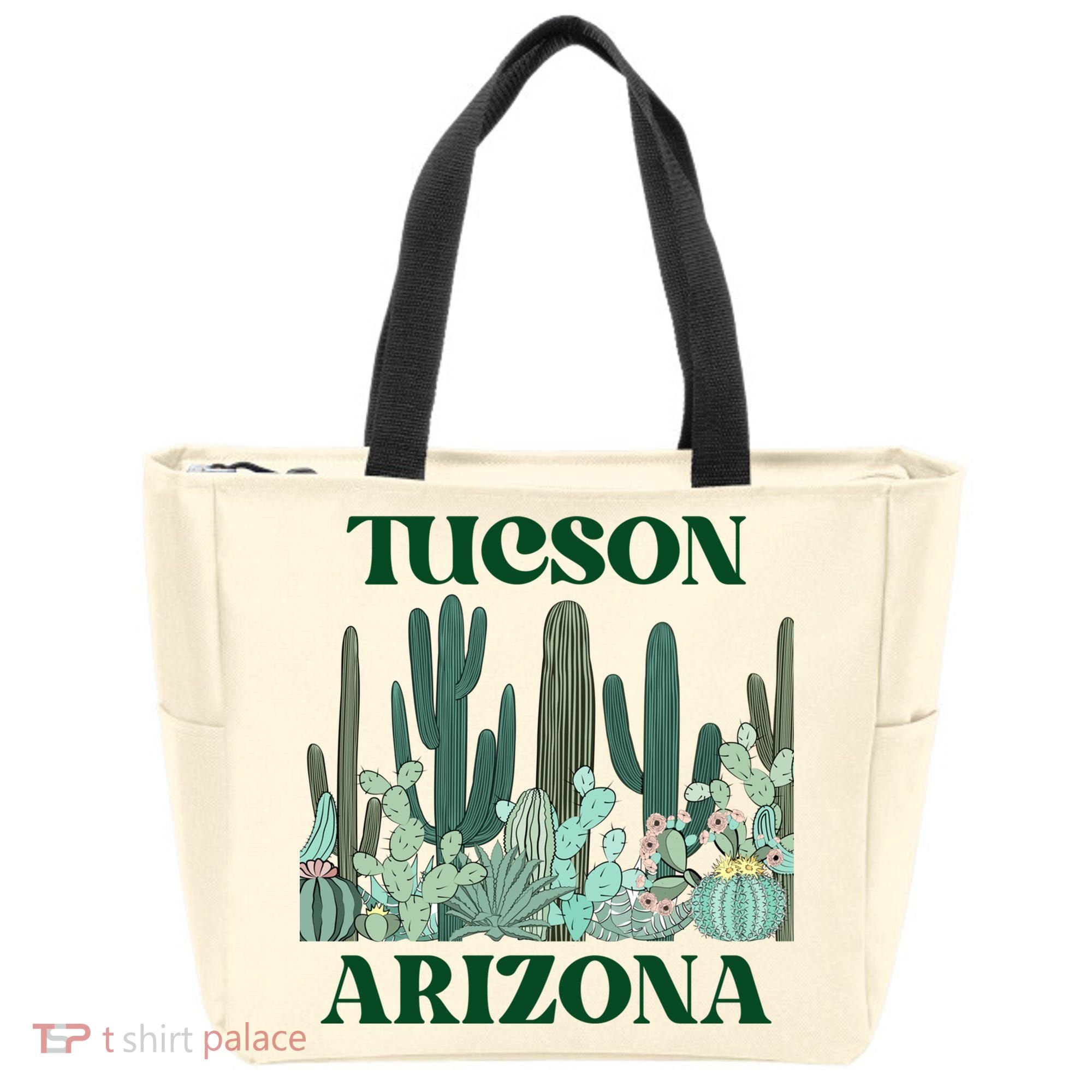 Green Tucson Arizona Cactus Great Gift Tote Bag