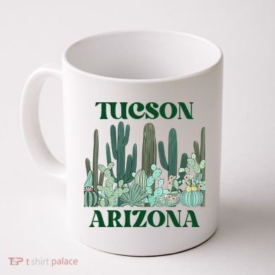 Green Tucson Arizona Cactus Great Gift Coffee Mug
