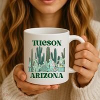 Green Tucson Arizona Cactus Great Gift Coffee Mug thumb 3