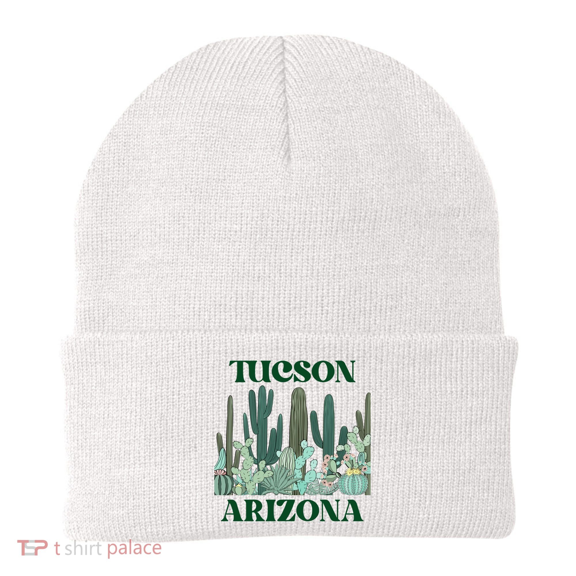 Green Tucson Arizona Cactus Great Gift Beanie