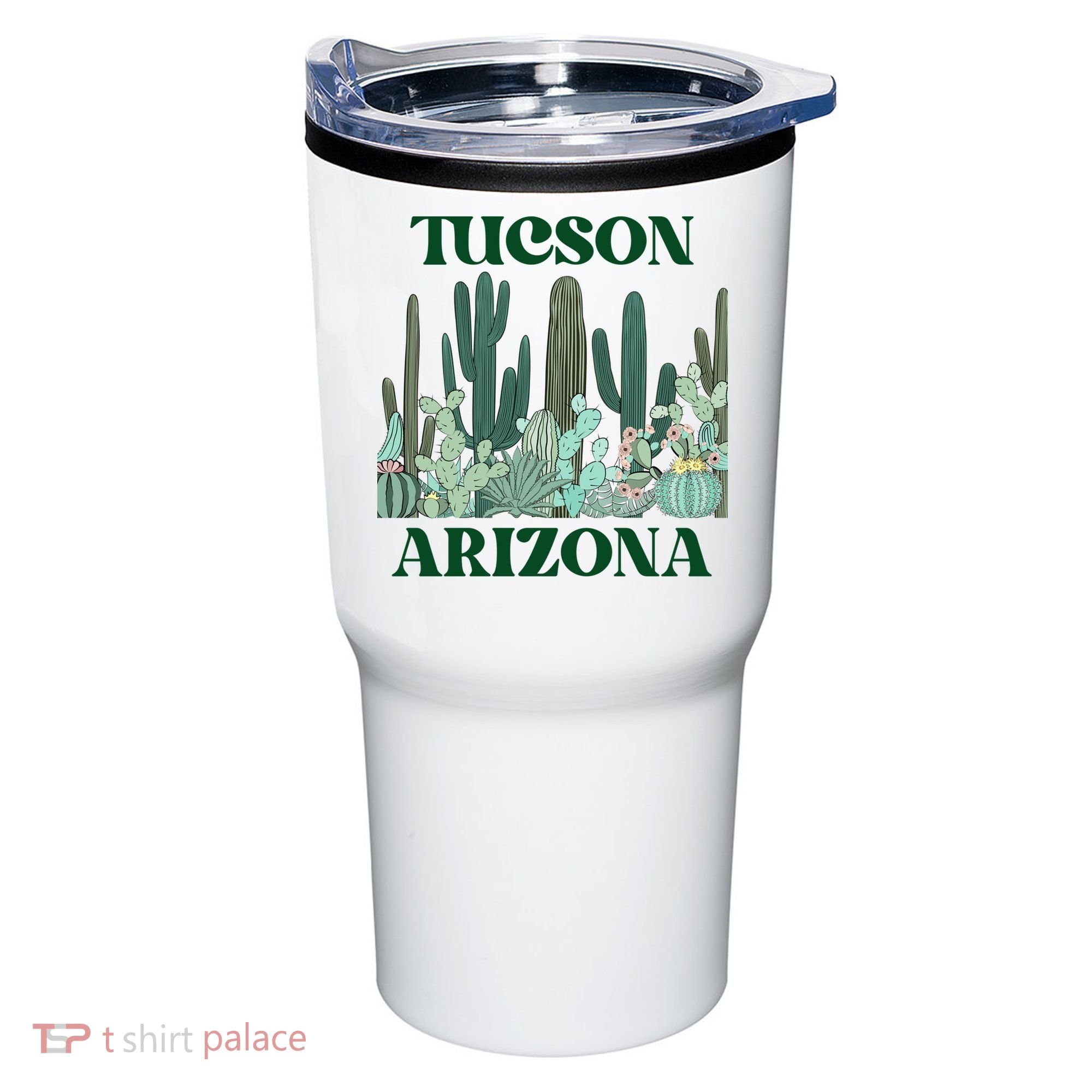 Green Tucson Arizona Cactus Great Gift Tumbler