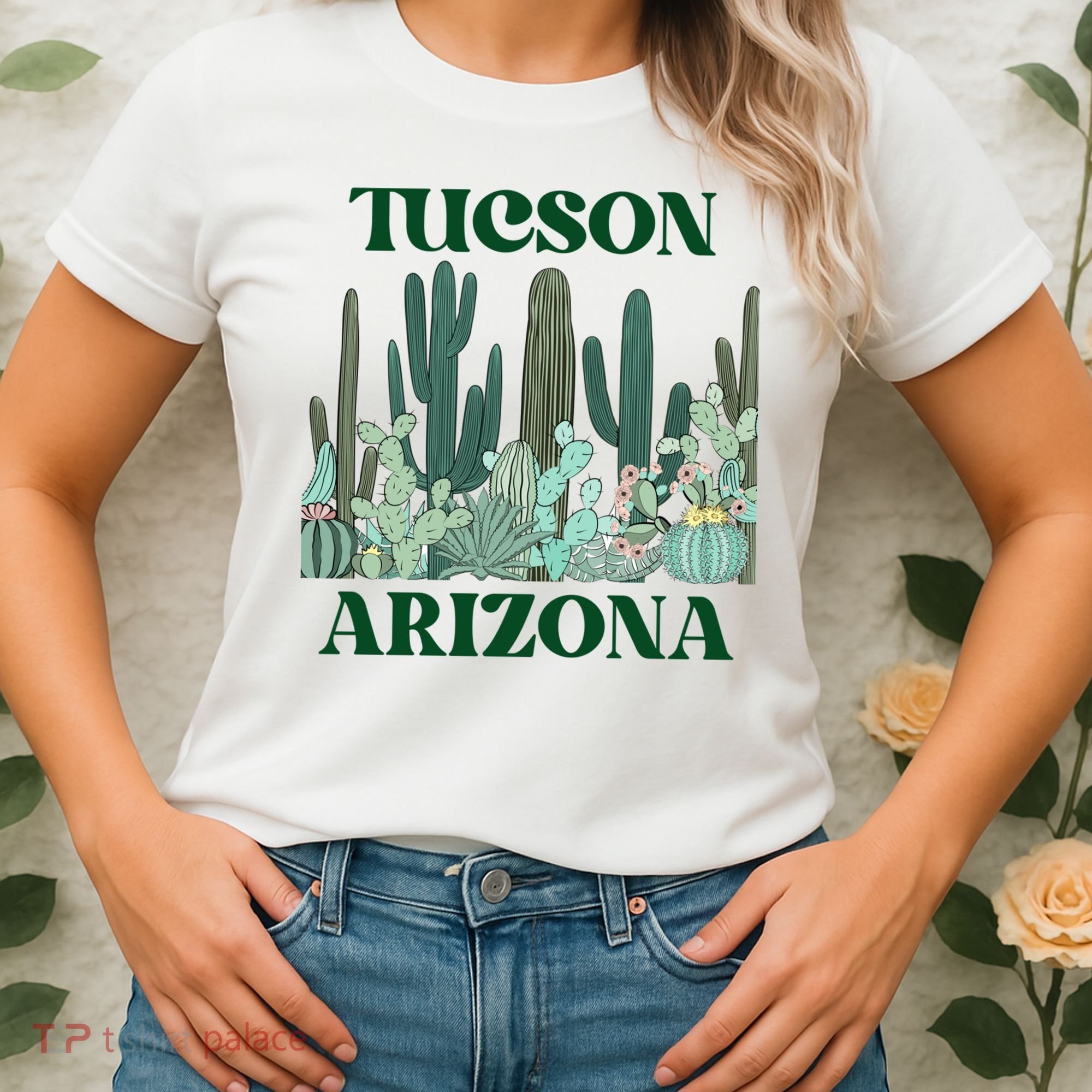 Green Tucson Arizona Cactus Great Gift Women's T-Shirt