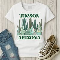 Green Tucson Arizona Cactus Great Gift Women's T-Shirt thumb 3