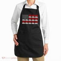 Garbage Trump American Flag Vote Trump Apron thumb 2