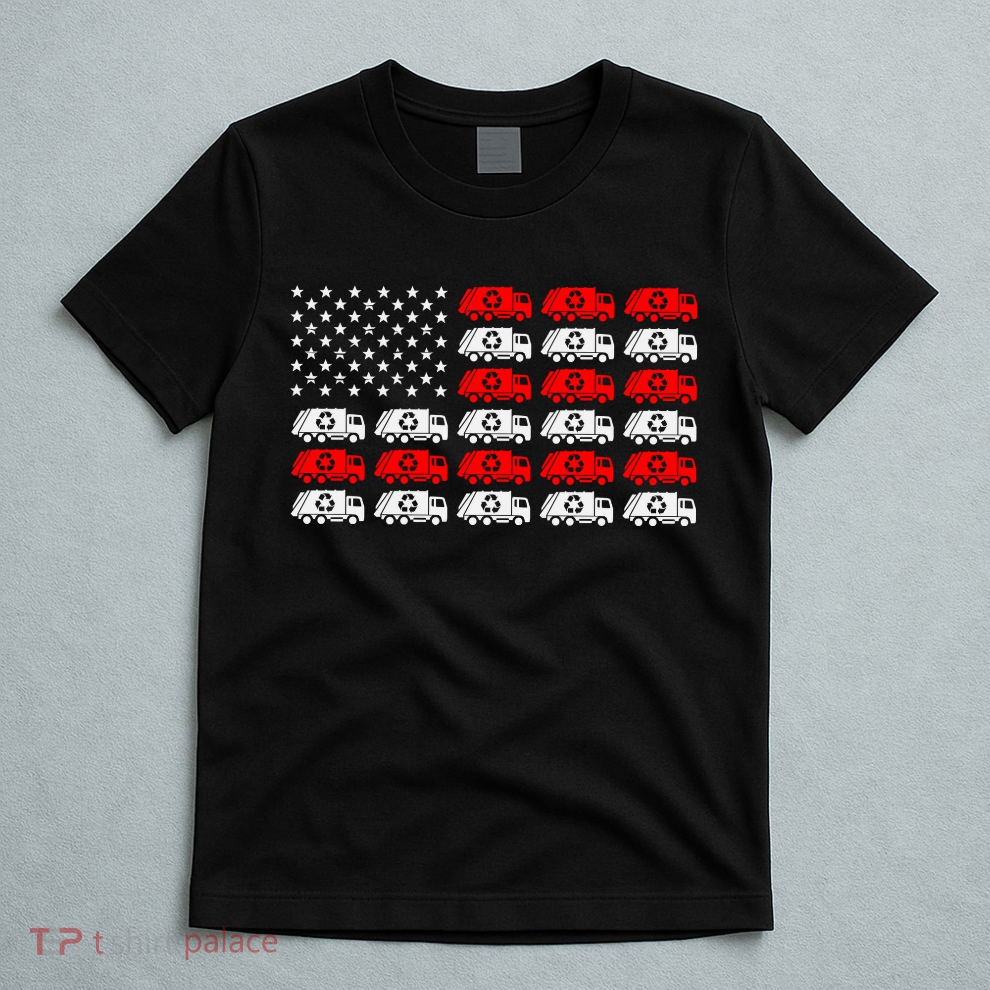Garbage Trump American Flag Vote Trump T-Shirt