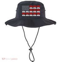 Garbage Trump American Flag Vote Trump Bucket Hat thumb 0