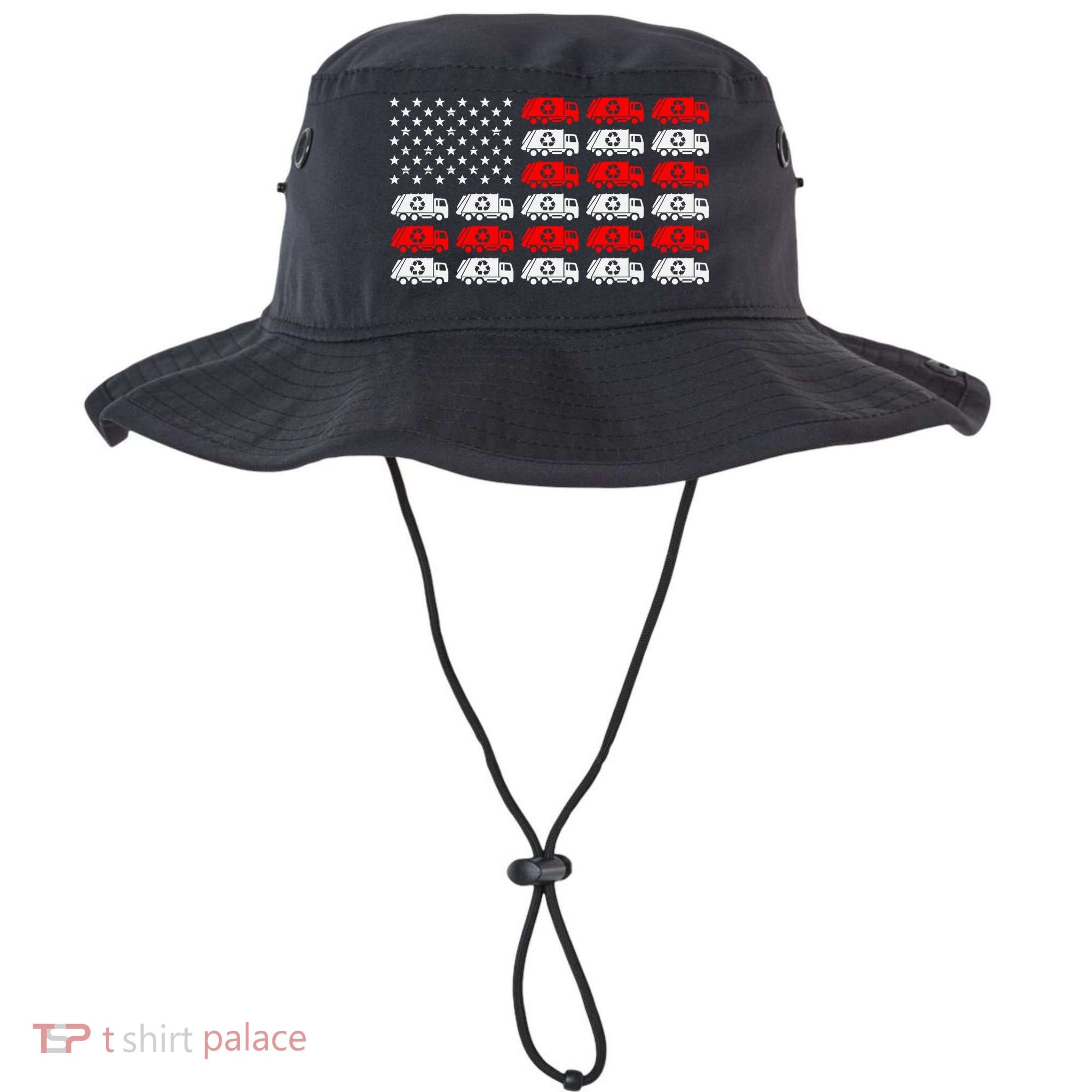 Garbage Trump American Flag Vote Trump Bucket Hat