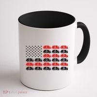 Garbage Trump American Flag Vote Trump Coffee Mug thumb 1