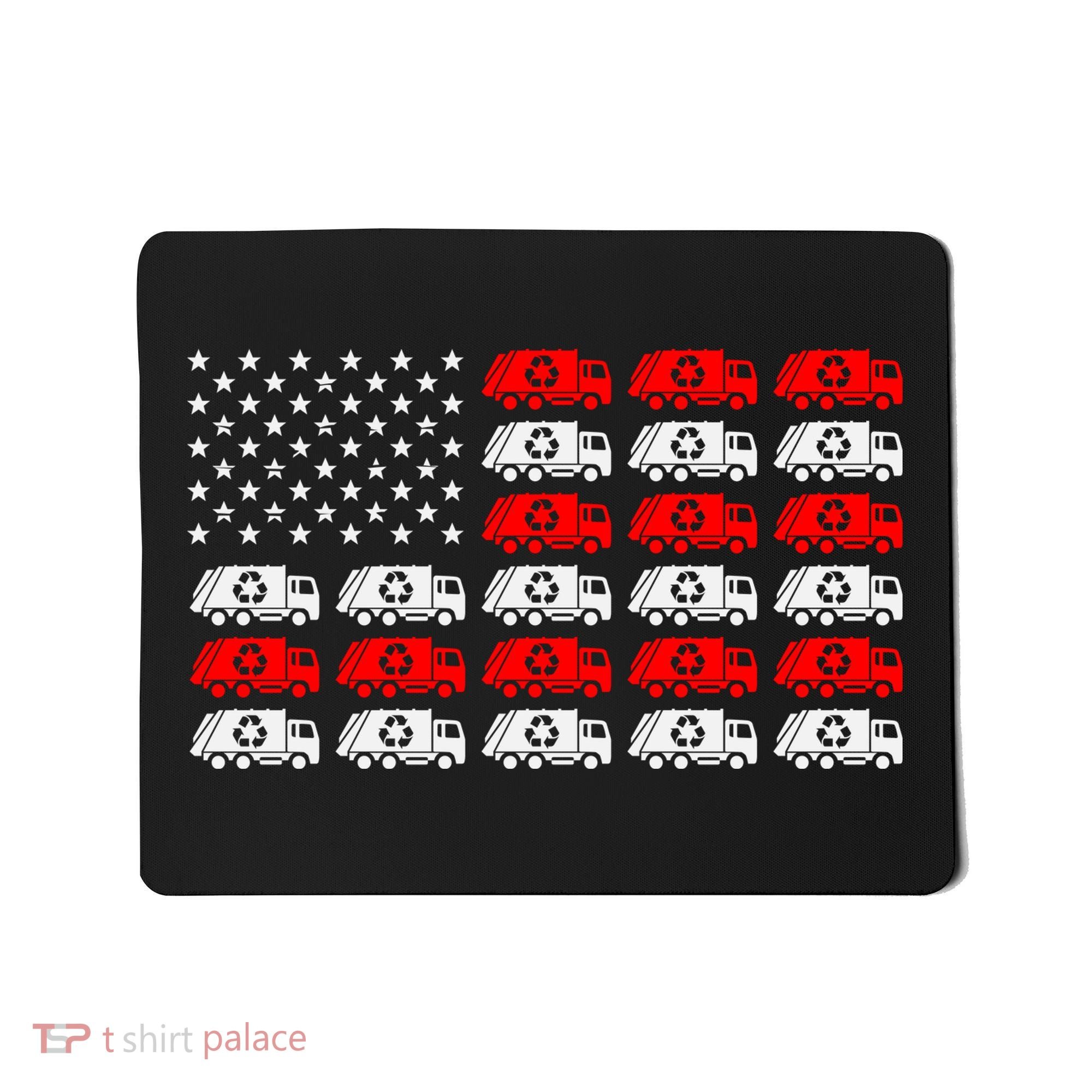 Garbage Trump American Flag Vote Trump Mousepad
