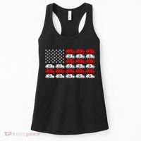 Garbage Trump American Flag Vote Trump Women's Tank Top thumb 0